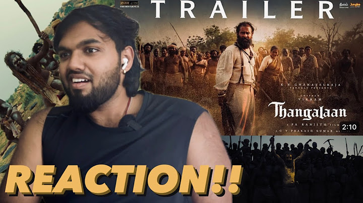 Thangalaan - Trailer | REACTION!! | Chiyaan Vikram | KE Gnanavelraja | Pa Ranjith | GV Prakash Kumar