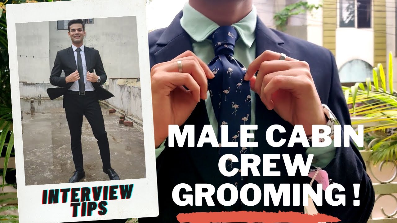 Cabin Crew Male Grooming  Cabin Crew Wings