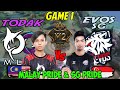 GAME 1 EVOS SG VS TODAK !!! SINGAPORE PRIDE VS MALAY PRIDE INI BOSS!!!