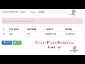 PDO-OOP-PHP-CRUD-with-Bootstrap 2016 (Curd Operation in PHP : Delete Data From Database) | Part-17