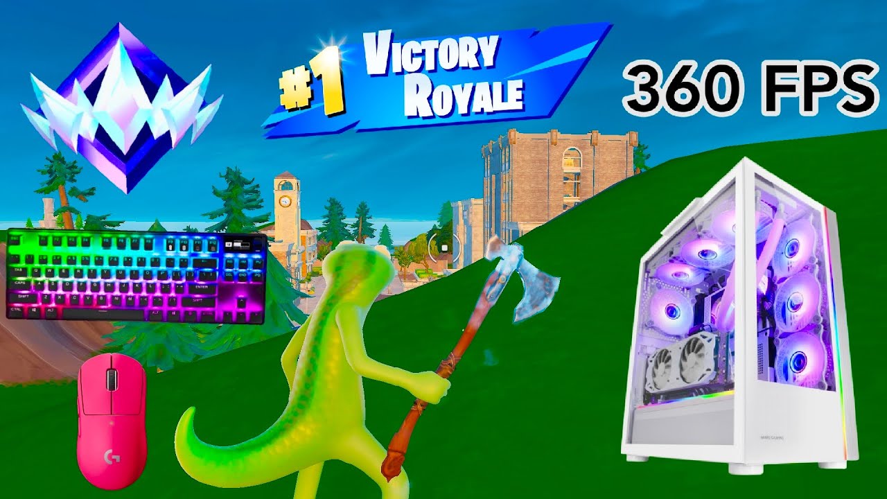 Fortnite Unreal Ranked Reload On PC | Keyboard & Mouse Gameplay | 360 FPS | 4K