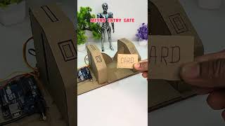 Metro Gate Entry Mini Model 🚇 | Smart Ticket System Using DC Motor &amp; Sensors #MetroModel #Science