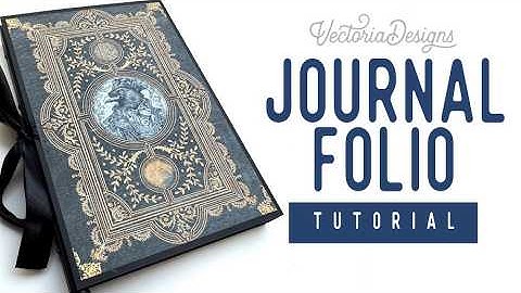 Make this Journal Folio yourself! Halloween Junk Journal Tutorial | Raven Master Crafting Printables