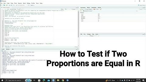 How to Perform the Independent Sample Binomial Test using R: A Step by Step Guide