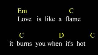 Nazareth - Love Hurts Guitarkaraoke with Chords an Lyrics