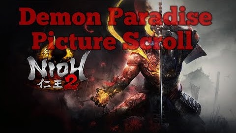 Nioh 2 Demon Parade Picture Scroll