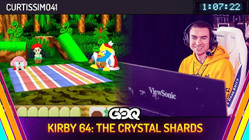 Kirby 64: The Crystal Shards by Curtissimo41 in 1:07:22 - Summer Games Done Quick 2024