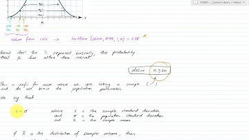 Specialist Mathematics - U4T3 - Sample means and confidence intervals - Video 6