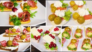 6 Types of cold Canapes - Easy and quick assorted canapes for a Holiday screenshot 5