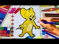 How to draw jerry  easy art and drawing for kids