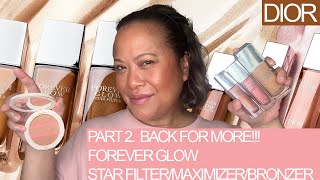 Dior Star Glow Filter 4|Glow Maximizer Rosy/Bronze|Forever Natural Bronzer Rosy Bronze|Mitzah Velvet