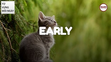 EARLY | Phát âm - Giải nghĩa - Ví dụ | Từ vựng tiếng Anh