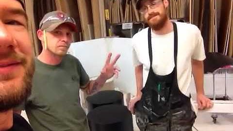 71983 - Ebonized Walnut Wood Cylinder