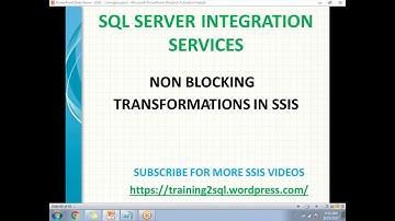 NON BLOCKING TRANSFORMATIONS IN SSIS | Synchronous Transformations in SSIS