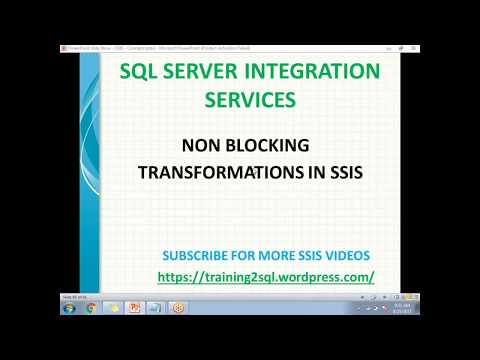 NON BLOCKING TRANSFORMATIONS IN SSIS | Synchronous Transformations in SSIS