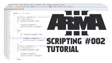 ArmA 3 Scripting Tutorial for Beginners #002 - Variables and Data Types