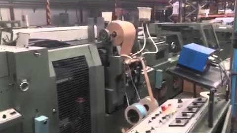 SOLD Kolbus BF523 used compact flow line - reference 14752