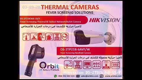 Fever Screening Thermal Camera, Body Temperature detection camera