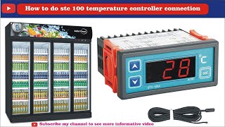 how to do stc 100 temperature controller connection | stc100 #compressor #airconditioner #tech #usa