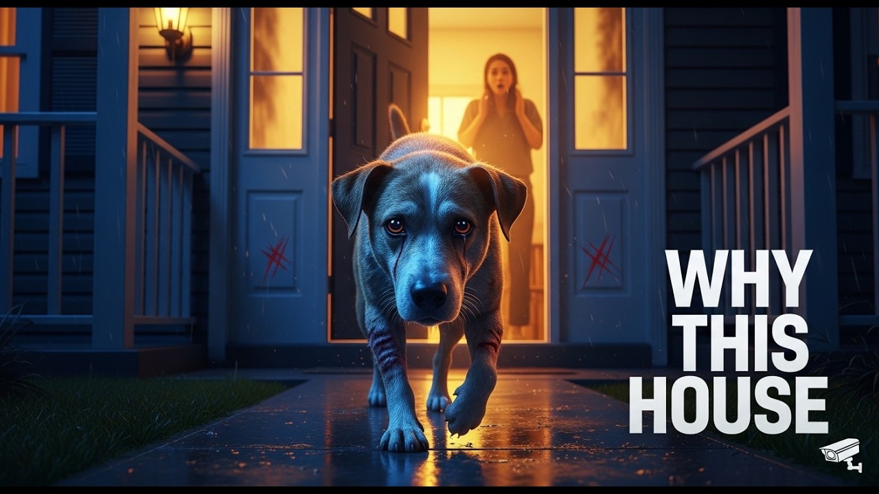 Injured Dog Refuses To Leave House, Waits For Family