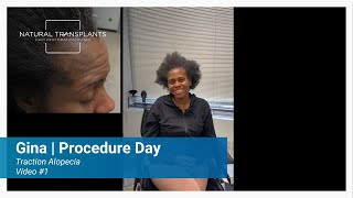 Procedure Day: Female Hair Restoration for Traction Alopecia | Dr. Blumenthal (Gina)