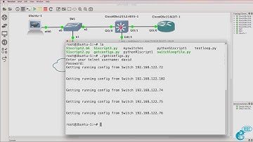 GNS3 Talks: Python for Network Engineers with GNS3 (Part 9) - Backup switch configurations.