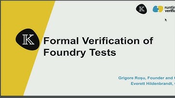 Formal Verification of Foundry Tests, Everett Hildenbrandt - DeFi Security Summit 2022