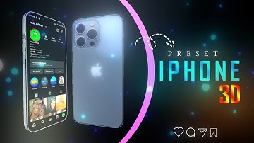 3D IPHONE TUTORIAL ON ANDROID | NODE VIDEO | Ae inspired | FREE PROJECT FILE ✨