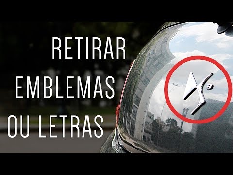 Como retirar emblemas ou letras do carro! (EM CASA)