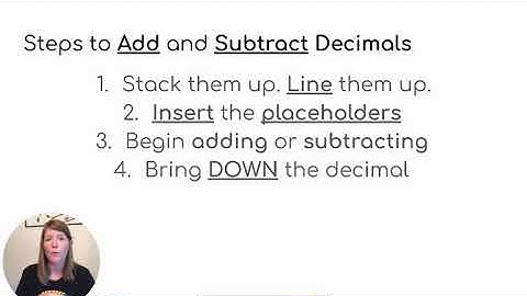 Estimate Sums and Differences of Decimals