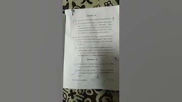 MSc maths 3rd sem functional analysis paper