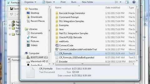 How to create barcodes in Crystal Reports using ConnectCode Barcode Fonts?
