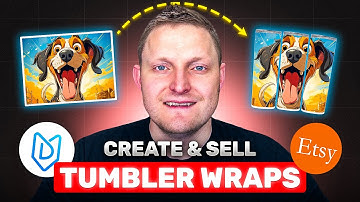 Make Easy Passive Income Selling Tumbler Wraps On Etsy | No Design Skills Needed