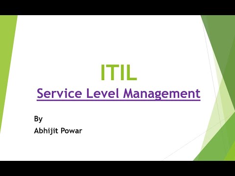 Video: Wat wordt er onderhandeld door Service Level Management?