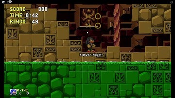 Classic Sonic Simulator Test Server V12 - Acid Gadget Zone Act 1. (By: Sharkpuffer_Alt.)