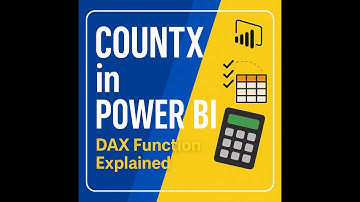 Power BI DAX COUNTX Function Explained with Examples