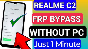 Realme C2(RMX1941)Android 9/1 Click Frp Bypass Without Pc 2025 | C2 Google Account Bypass 2025