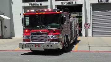 Berkeley Fire Dept. Engine 2 Responding