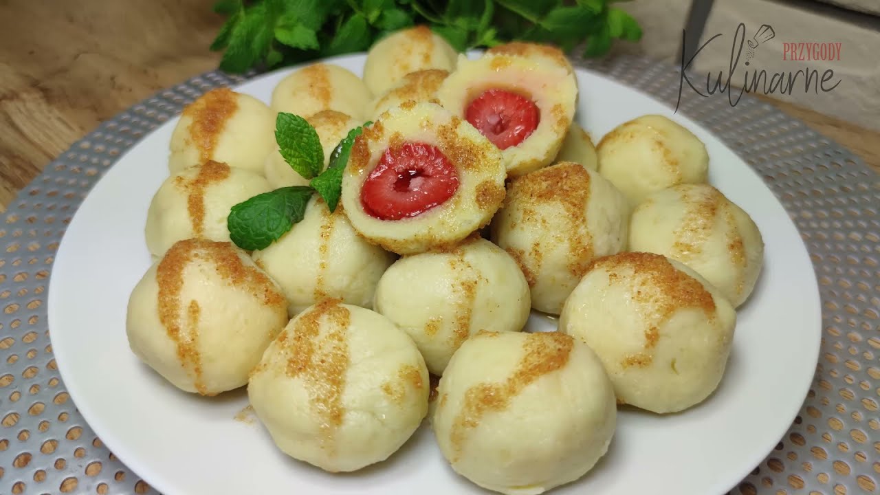 Knedle z truskawkami