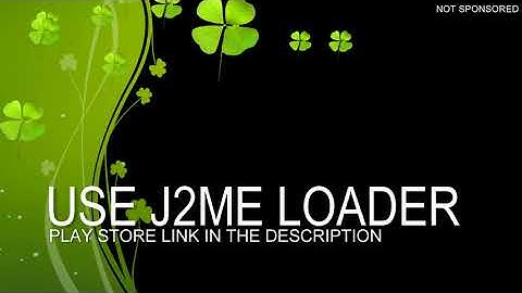 How to play Java games in Android ? Use J2Me Loader | Link in the desc