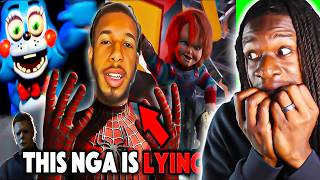 "Horror Villians I Can Beat" NO YOU CANNOT (REACTION)