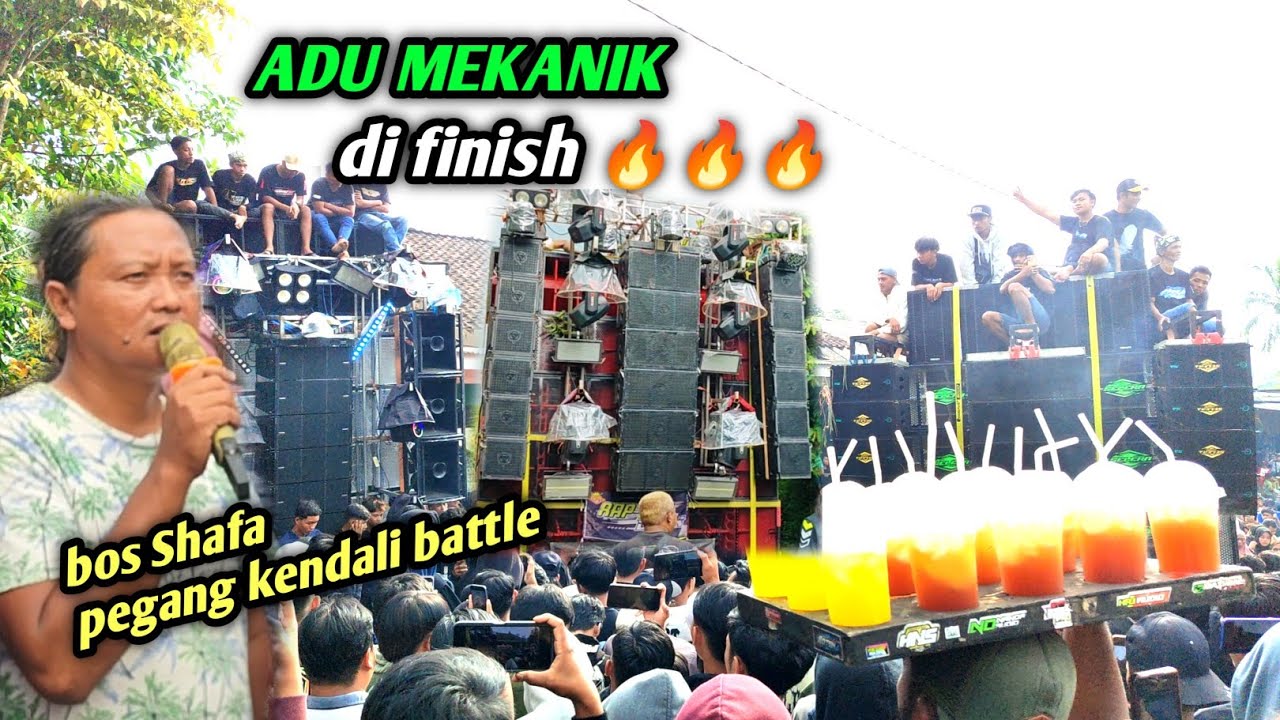 ADU SKILL 🔥🔥🔥 Safa, duta, dan selera audio di finish karnaval sumber anom