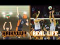 HAIKYUU IN REAL LIFE!!