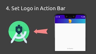 4. How to set Logo in the Action Bar of Android Application