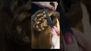 супер расслабляющее плетение #асмр #hairstyle #расслабление #мурашки #relax