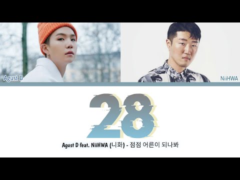 Agust D - '28' (feat. NiiHWA) Lyrics (Han/Rom/Eng)