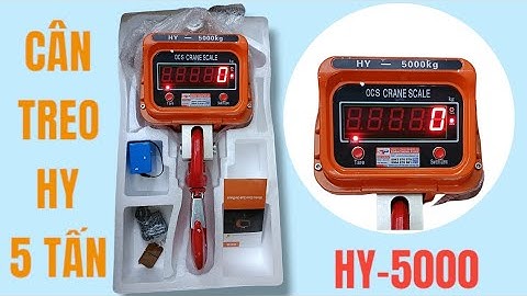 CÂN TREO MÓC CẨU OCS HY-5000 5 TẤN- CÂN MÓC ĐIỆN TỬ 5 TẤN