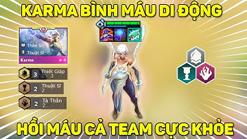 ĐỘI HÌNH THUẬT SĨ + TÀ THẦN | KARMA KIẾM SÚNG HẮC ÁM HỒI MÁU CẢ MAP CARRY CỰC KHỎE | DTCL MÙA 5