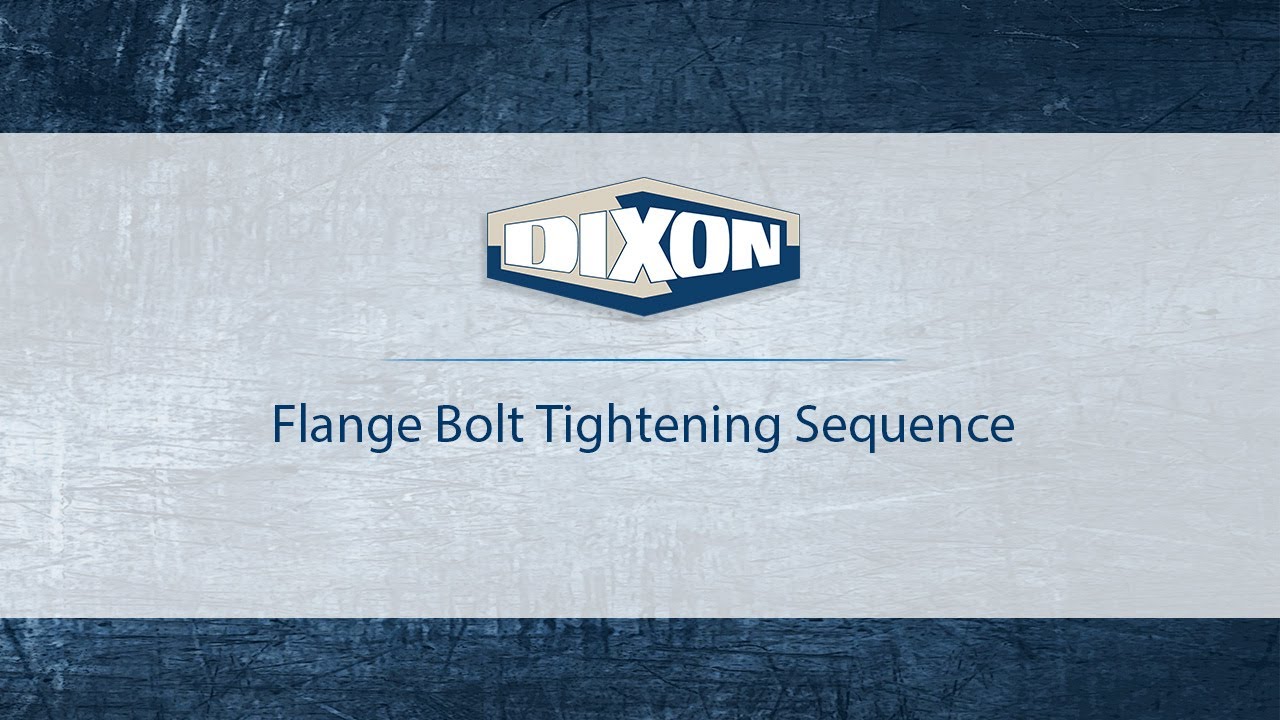 Flange Bolt Torque Sequence Chart