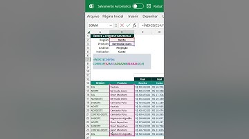 Busca avançada no Excel com as funções ÍNDICE + CORRESP + SEERRO #excel #cursodeexcel